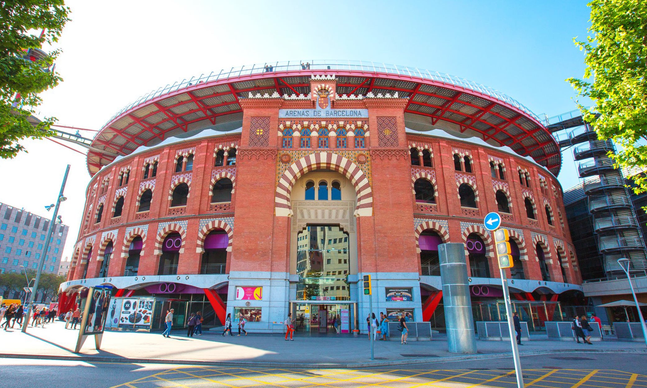 Les Arenas de Barcelona has been transformed into a snazzy shopping centre.