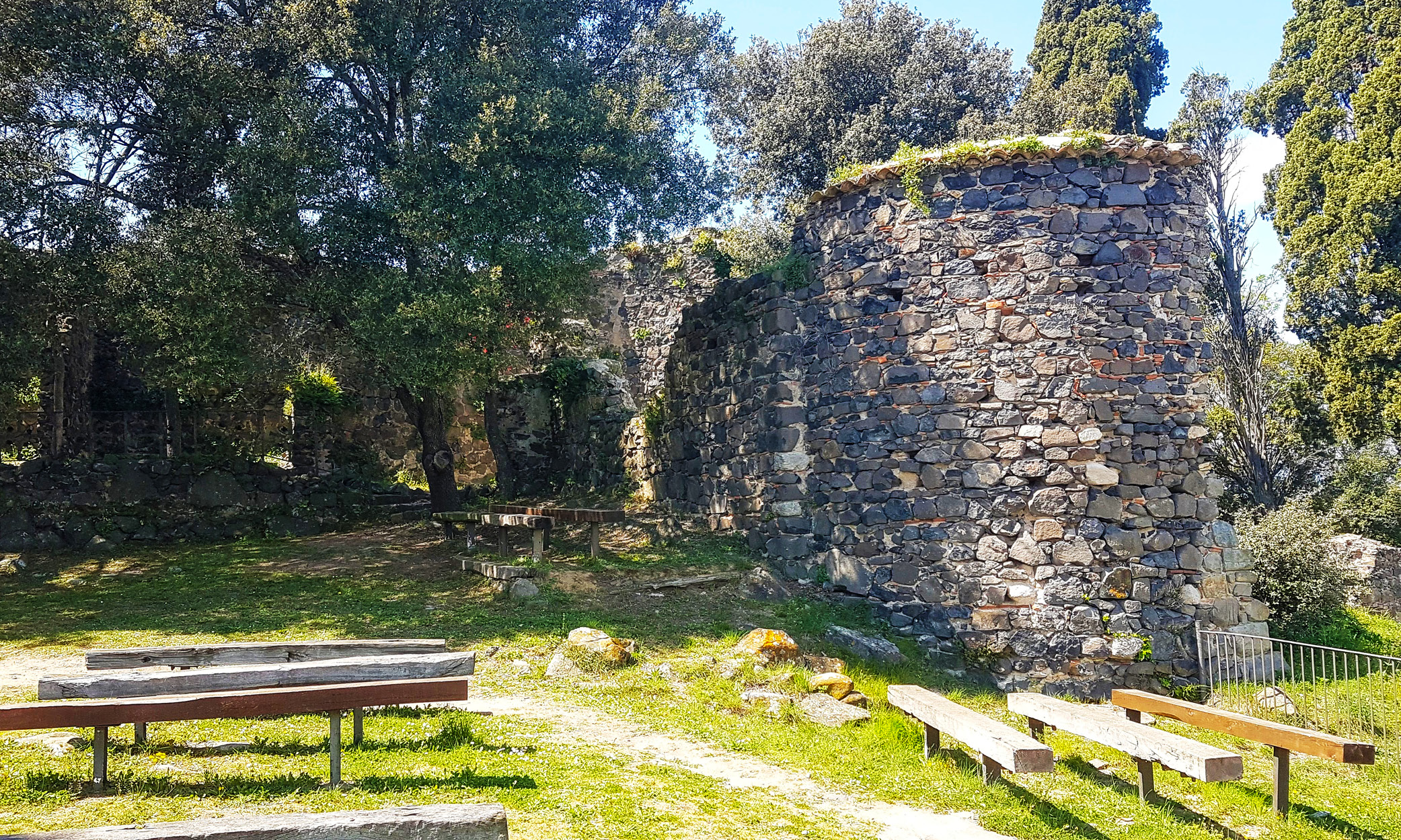 …the Castell de Malavella where the “evil old crone” once lived.