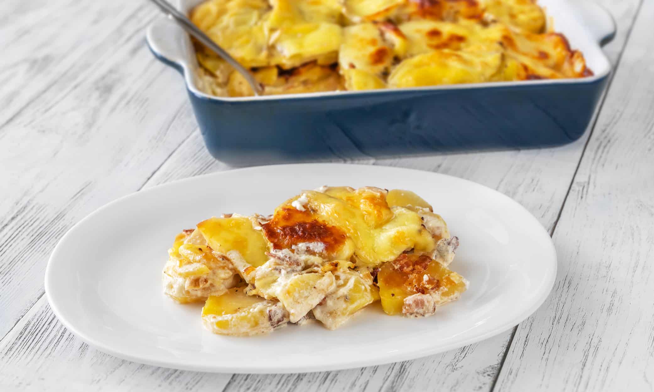 Tartiflette is a delicious cheesy dish for those chilly winter days.