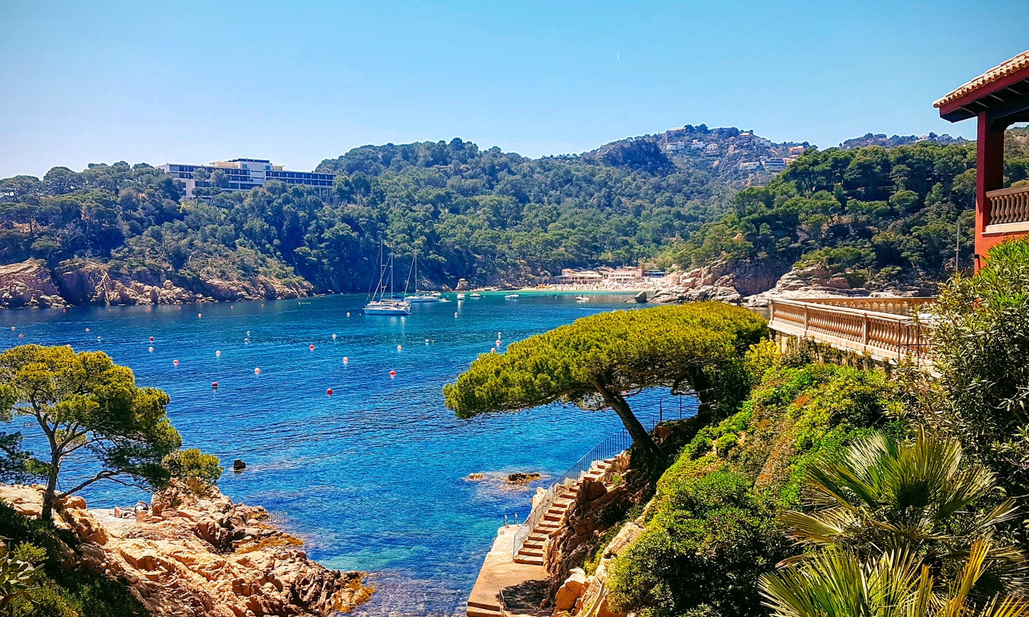 View from Aiguablava, Begur, on the Camí de Ronda (coastal trail)