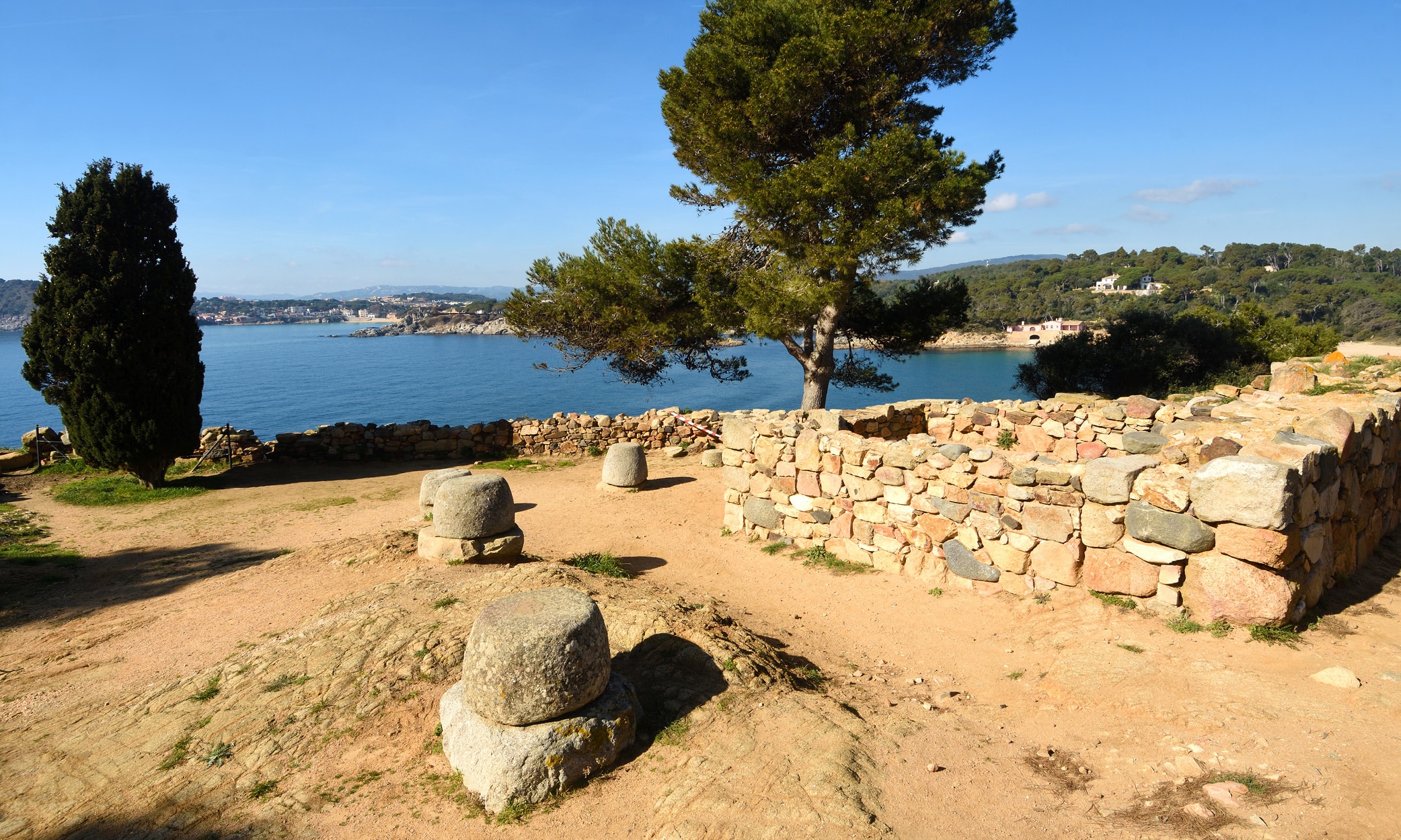 Remains of an Iberian settlement at Platja Castell