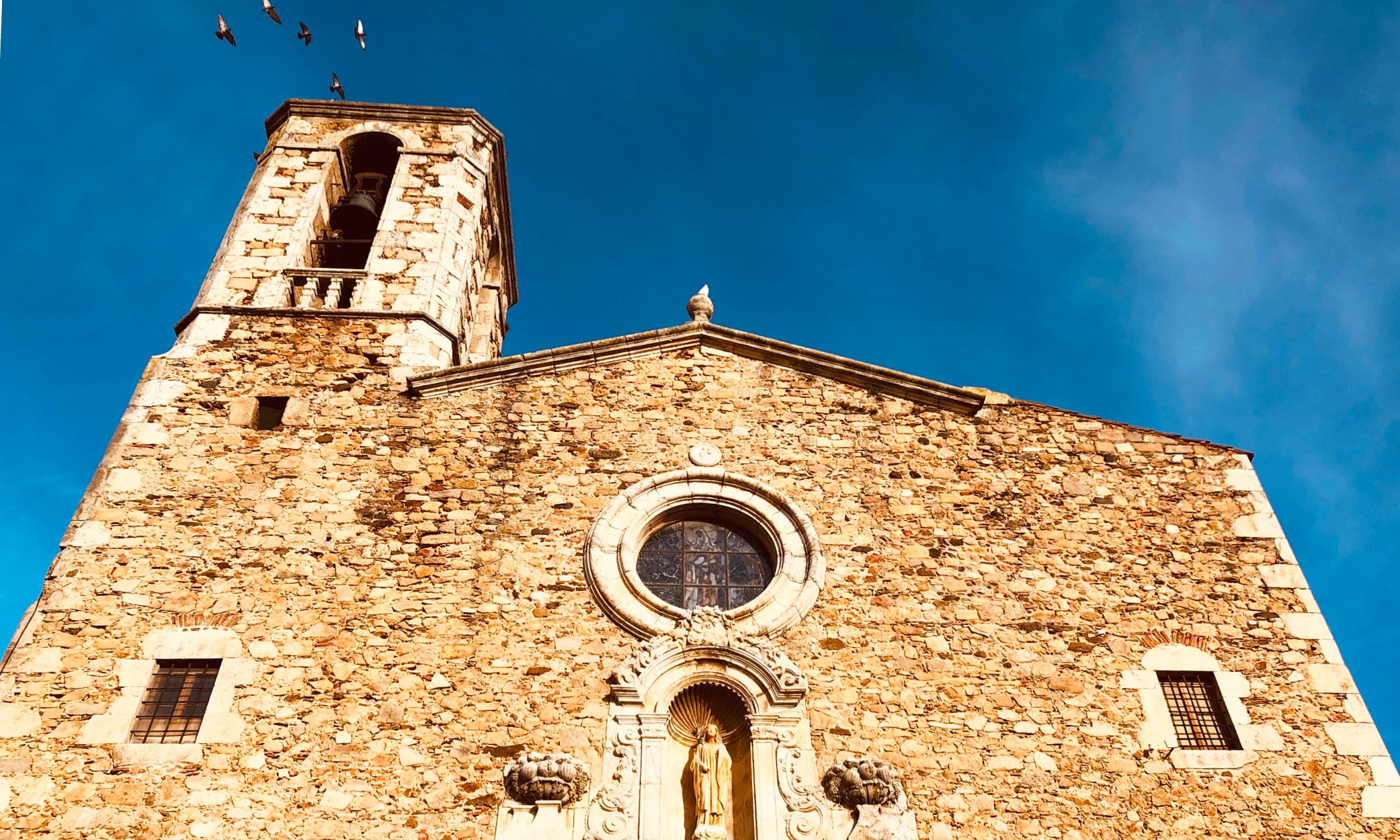 The Church of Santa Eugènia de Vila-Romà in St Joan de Palamós